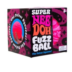 Nee Doh Super Fuzz Ball Pink